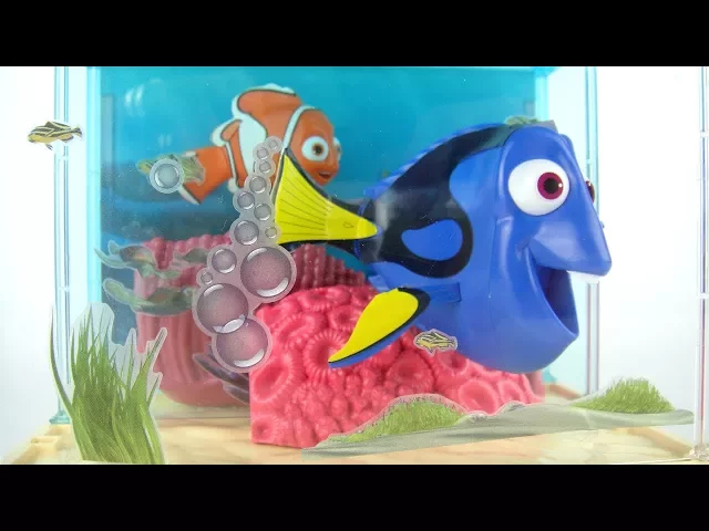 玩海底總動員 多莉去哪兒 自製水族箱 玩具開箱